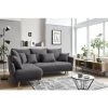 BOBOCHIC MIA - Canapé D'angle Convertible Scandinave - Avec Coffre - 4 Places - Gauche Couleur - Gris Foncé - Gris Foncé 2 BOBOCHIC MIA - Canapé D'angle Convertible Scandinave - Avec Coffre - 4 Places - Gauche Couleur - Gris Foncé - Gris Foncé -BOBOCHIC Soldes 2022 19273071 1