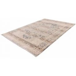 Tapis BOBOCHIC - Tapis Poils Courts VIKI Motif Berbère - Crème
