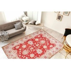 Tapis BOBOCHIC - Tapis Poils Courts TINZIT Motif Berbère - Rouge -BOBOCHIC Soldes 2022 23404673 2