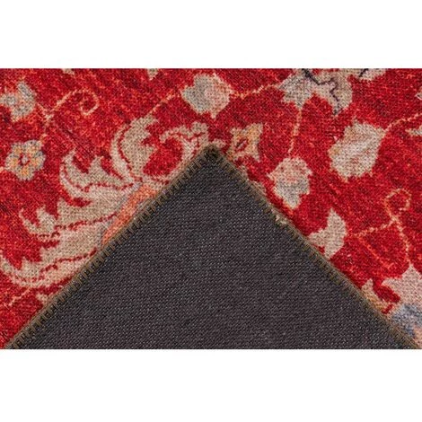 Tapis BOBOCHIC - Tapis Poils Courts TINZIT Motif Berbère - Rouge 7 Tapis BOBOCHIC - Tapis Poils Courts TINZIT Motif Berbère - Rouge – Image 5