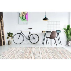 Tapis BOBOCHIC - Tapis Poils Courts NADOR Motif Berbère - Beige -BOBOCHIC Soldes 2022 23404685 2