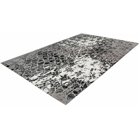 Tapis BOBOCHIC - Tapis Poils Courts VINTO Motif Vintage - Gris 3 Tapis BOBOCHIC - Tapis Poils Courts VINTO Motif Vintage - Gris