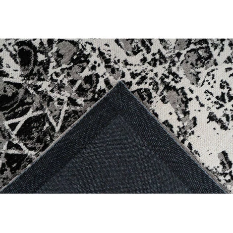 Tapis BOBOCHIC - Tapis Poils Courts VINTO Motif Vintage - Gris 7 Tapis BOBOCHIC - Tapis Poils Courts VINTO Motif Vintage - Gris – Image 5