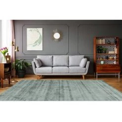 Tapis BOBOCHIC - Tapis Poils Courts VENITTO Motif Contemporain - Bleu -BOBOCHIC Soldes 2022 23404697 2