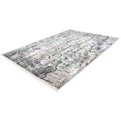 Tapis BOBOCHIC - Tapis ARROW Style Vintage Gris Rayé 80x150 Gris - Gris -BOBOCHIC Soldes 2022 23404709 3