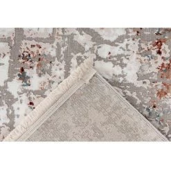 Tapis BOBOCHIC - Tapis ARROW Style Vintage Gris Rayé 80x150 Gris Clair - Gris Clair -BOBOCHIC Soldes 2022 23404713 4