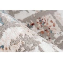 Tapis BOBOCHIC - Tapis ARROW Style Vintage Gris Rayé 80x150 Gris Clair - Gris Clair -BOBOCHIC Soldes 2022 23404713 5