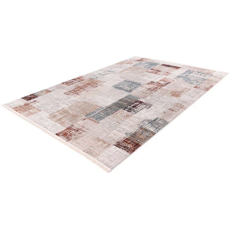 Tapis BOBOCHIC - Tapis Poils Courts ZINEB Motif Vintage - Gris 3 Tapis BOBOCHIC - Tapis Poils Courts ZINEB Motif Vintage - Gris