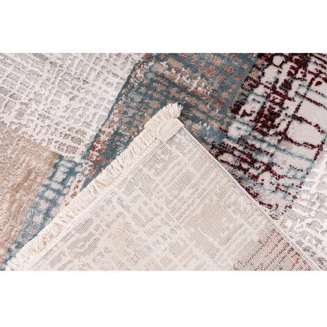 Tapis BOBOCHIC - Tapis Poils Courts ZINEB Motif Vintage - Gris 7 Tapis BOBOCHIC - Tapis Poils Courts ZINEB Motif Vintage - Gris – Image 5