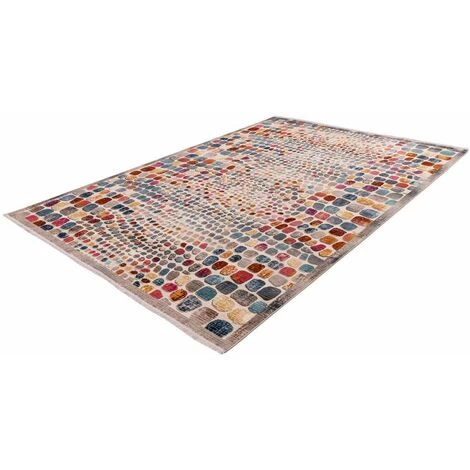 Tapis BOBOCHIC - Tapis Poils Courts VERA Motif Contemporain Multicolore - Multicolore 3 Tapis BOBOCHIC - Tapis Poils Courts VERA Motif Contemporain Multicolore - Multicolore