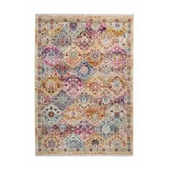 Tapis BOBOCHIC - Tapis Poils Courts VIKI Motif Berbère - Multicolore -BOBOCHIC Soldes 2022 23404754 3
