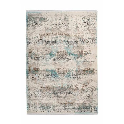 Tapis BOBOCHIC - Tapis Poils Courts VERA Motif Contemporain - Taupe 5 Tapis BOBOCHIC - Tapis Poils Courts VERA Motif Contemporain - Taupe – Image 3