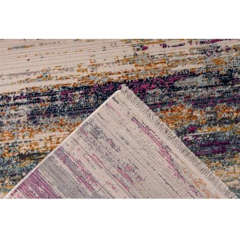 Tapis BOBOCHIC - Tapis Poils Courts SANNY Motif Contemporain Multicolore - Multicolore 7 Tapis BOBOCHIC - Tapis Poils Courts SANNY Motif Contemporain Multicolore - Multicolore – Image 5