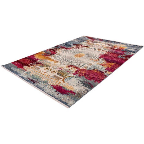 Tapis BOBOCHIC - Tapis Poils Courts VIKI Motif Berbère Multicolore - Multicolore 3 Tapis BOBOCHIC - Tapis Poils Courts VIKI Motif Berbère Multicolore - Multicolore