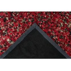 Tapis BOBOCHIC - Tapis Poils Courts TORI Motif Contemporain - Rouge -BOBOCHIC Soldes 2022 23404786 5