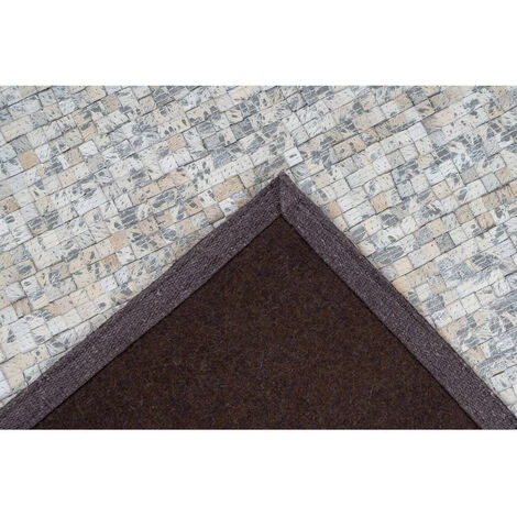 Tapis BOBOCHIC - Tapis Poils Courts TORI Motif Contemporain - Blanc 7 Tapis BOBOCHIC - Tapis Poils Courts TORI Motif Contemporain - Blanc â Image 5