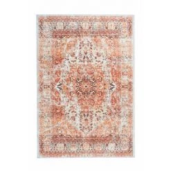 Tapis BOBOCHIC - Tapis Fabrication Artisanale IDELIA Motif Oriental - Orange -BOBOCHIC Soldes 2022 23404796 3