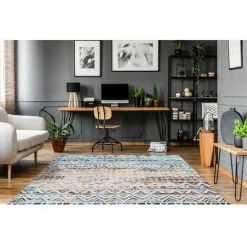 Tapis BOBOCHIC - Tapis Poils Courts NADOR Motif Berbère Multicolore - Multicolore -BOBOCHIC Soldes 2022 23404822 2