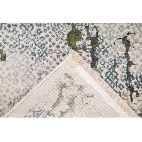 Tapis BOBOCHIC - Tapis Poils Courts TENZO Motif Vintage - Gris 7 Tapis BOBOCHIC - Tapis Poils Courts TENZO Motif Vintage - Gris â Image 5