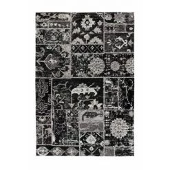 Tapis BOBOCHIC - Tapis Fabrication Artisanale KADIX Motif Vintage - Gris -BOBOCHIC Soldes 2022 23404983 3