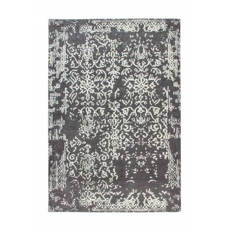 Tapis BOBOCHIC - Tapis Fabrication Artisanale KADIX Motif Vintage - Gris 5 Tapis BOBOCHIC - Tapis Fabrication Artisanale KADIX Motif Vintage - Gris â Image 3