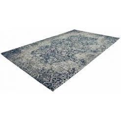 Tapis BOBOCHIC - Tapis Fabrication Artisanale KADIX Motif Vintage - Gris
