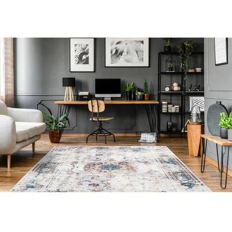 Tapis BOBOCHIC - Tapis Fabrication Artisanale IDELIA Motif Contemporain - Multicolore 4 Tapis BOBOCHIC - Tapis Fabrication Artisanale IDELIA Motif Contemporain - Multicolore – Image 2