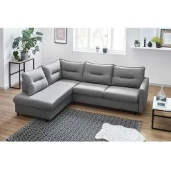 Canapés D'angle Convertibles BOBOCHIC - Canapé D'angle L Convertible SINKI Angle Gauche Gris Clair - Gris Clair -BOBOCHIC Soldes 2022 23406103 3