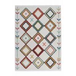 Tapis BOBOCHIC - Tapis HIMBA Motif Ethnique Multicolor - Multicolore