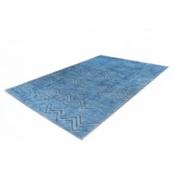 Tapis BOBOCHIC - Tapis Poils Courts FONZY Motif Vintage - Bleu -BOBOCHIC Soldes 2022 23406447 2