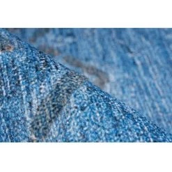 Tapis BOBOCHIC - Tapis Poils Courts FONZY Motif Vintage - Bleu -BOBOCHIC Soldes 2022 23406447 3