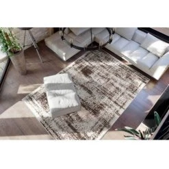 Tapis BOBOCHIC - Tapis Poils Courts MERTHA Motif Berbère - Crème -BOBOCHIC Soldes 2022 23406464 4