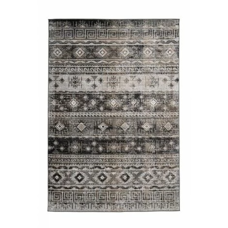 Tapis BOBOCHIC - Tapis Poils Courts PINTO Motif Berbère - Gris 3 Tapis BOBOCHIC - Tapis Poils Courts PINTO Motif Berbère - Gris