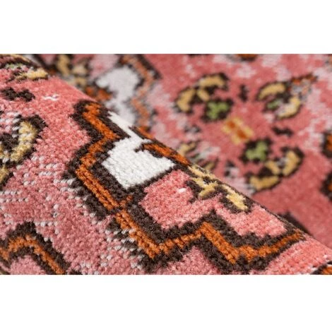 Tapis BOBOCHIC - Tapis Poils Courts MARIKA Motif Oriental - Rouge 5 Tapis BOBOCHIC - Tapis Poils Courts MARIKA Motif Oriental - Rouge – Image 3