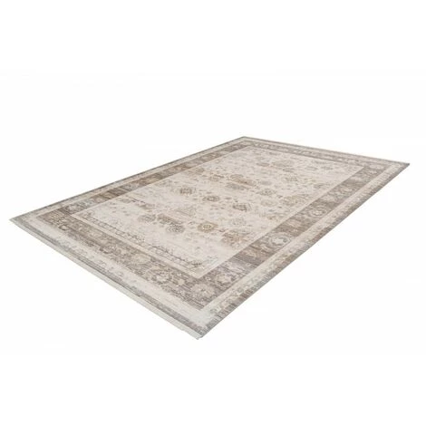 Tapis BOBOCHIC - Tapis Poils Courts MARIKA Motif Oriental - Beige 4 Tapis BOBOCHIC - Tapis Poils Courts MARIKA Motif Oriental - Beige – Image 2