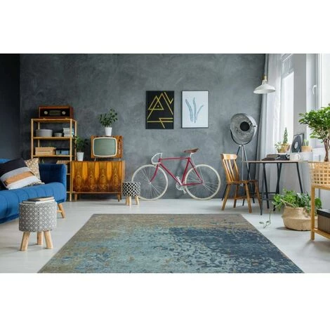 Tapis BOBOCHIC - Tapis Poils Courts SALOMA Motif Contemporain Multicolore - Multicolore 6 Tapis BOBOCHIC - Tapis Poils Courts SALOMA Motif Contemporain Multicolore - Multicolore – Image 4