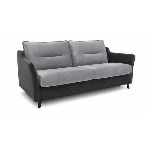 Canapé Lit BOBOCHIC - Canapé Droit Convertible LOFT Ouverture Express Gris Clair & Gris Foncé - Gris Clair & Gris Foncé 3 Canapé Lit BOBOCHIC - Canapé Droit Convertible LOFT Ouverture Express Gris Clair & Gris Foncé - Gris Clair & Gris Foncé