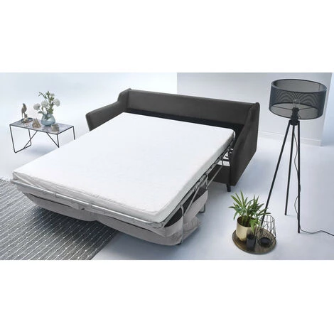 Canapé Lit BOBOCHIC - Canapé Droit Convertible LOFT Ouverture Express Gris Clair & Gris Foncé - Gris Clair & Gris Foncé 6 Canapé Lit BOBOCHIC - Canapé Droit Convertible LOFT Ouverture Express Gris Clair & Gris Foncé - Gris Clair & Gris Foncé – Image 4