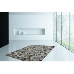 Tapis BOBOCHIC - Tapis Poils Courts TELLIA Motif Contemporain - Gris -BOBOCHIC Soldes 2022 23406766 4