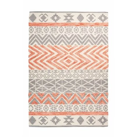Tapis BOBOCHIC - Tapis Polis Courts ITAKA Motif Ethnique - Gris 3 Tapis BOBOCHIC - Tapis Polis Courts ITAKA Motif Ethnique - Gris