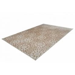 Tapis BOBOCHIC - Tapis Poils Courts FLORETTA Motif Graphique - Taupe -BOBOCHIC Soldes 2022 23406966 2