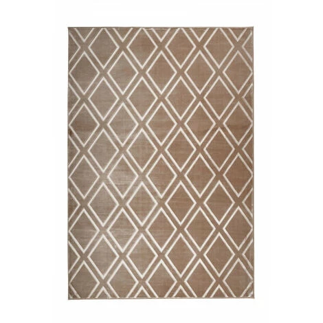 Tapis BOBOCHIC - Tapis Poils Courts RIMINI Motif Berbère - Taupe 3 Tapis BOBOCHIC - Tapis Poils Courts RIMINI Motif Berbère - Taupe
