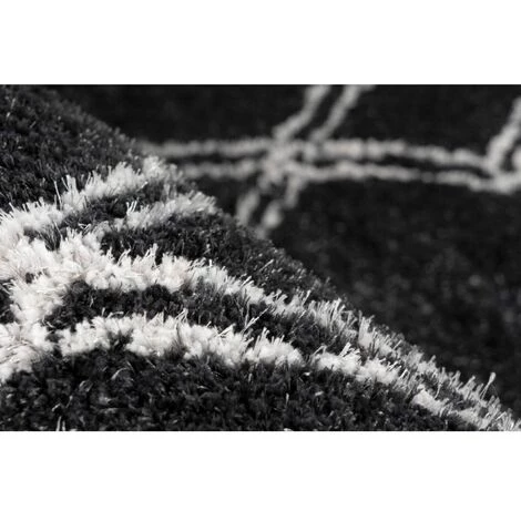 Tapis BOBOCHIC - Tapis Style Berbère DIAMENT Motifs En Losange - Gris 5 Tapis BOBOCHIC - Tapis Style Berbère DIAMENT Motifs En Losange - Gris – Image 3