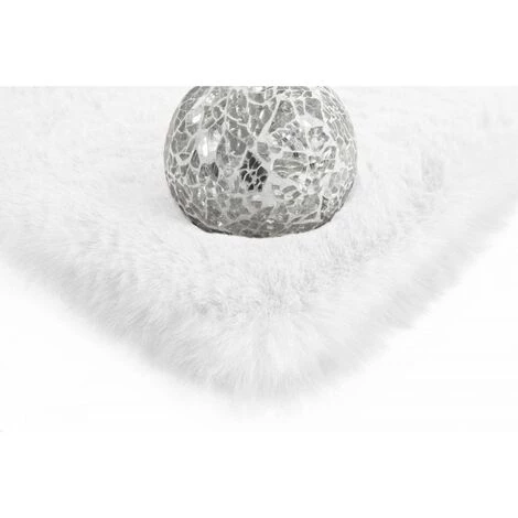 Tapis BOBOCHIC - Tapis Poils Long TIAGO Uni - Blanc 5 Tapis BOBOCHIC - Tapis Poils Long TIAGO Uni - Blanc â Image 3