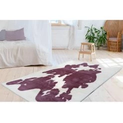 Tapis BOBOCHIC - Tapis Poils Courts ZORI Motif Animal - Blanc -BOBOCHIC Soldes 2022 23407152 4