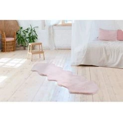 Tapis BOBOCHIC - Tapis Poils Courts SORINA Uni - Rose -BOBOCHIC Soldes 2022 23407162 4