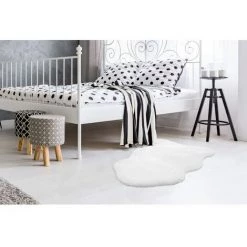 Tapis BOBOCHIC - Tapis Poils Courts ZORIA Uni - Blanc -BOBOCHIC Soldes 2022 23407173 4