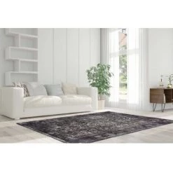 Tapis BOBOCHIC - Tapis Poils Courts YAEL Motif Berbère - Gris -BOBOCHIC Soldes 2022 23407190 4
