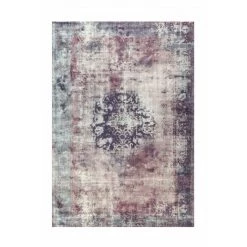 Tapis BOBOCHIC - Tapis Poils Courts YAEL Motif Berbère - Gris