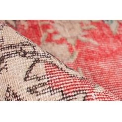 Tapis BOBOCHIC - Tapis Poils Courts HUNDIE Motif Ethnique - Rouge -BOBOCHIC Soldes 2022 23407208 3